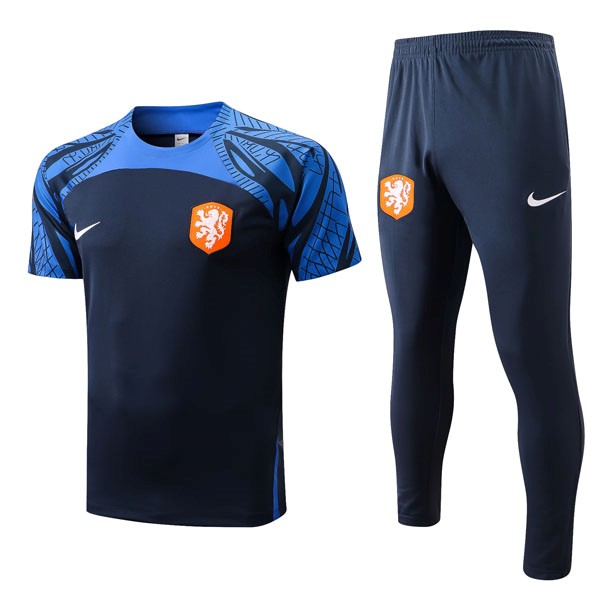 Trikot Niederlande Komplett-Set 2022-23 Blau